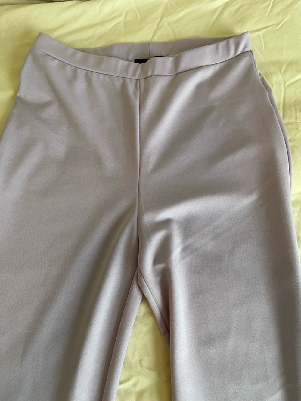 High Waist Lavender Flare Pants - Picture 3 of 6